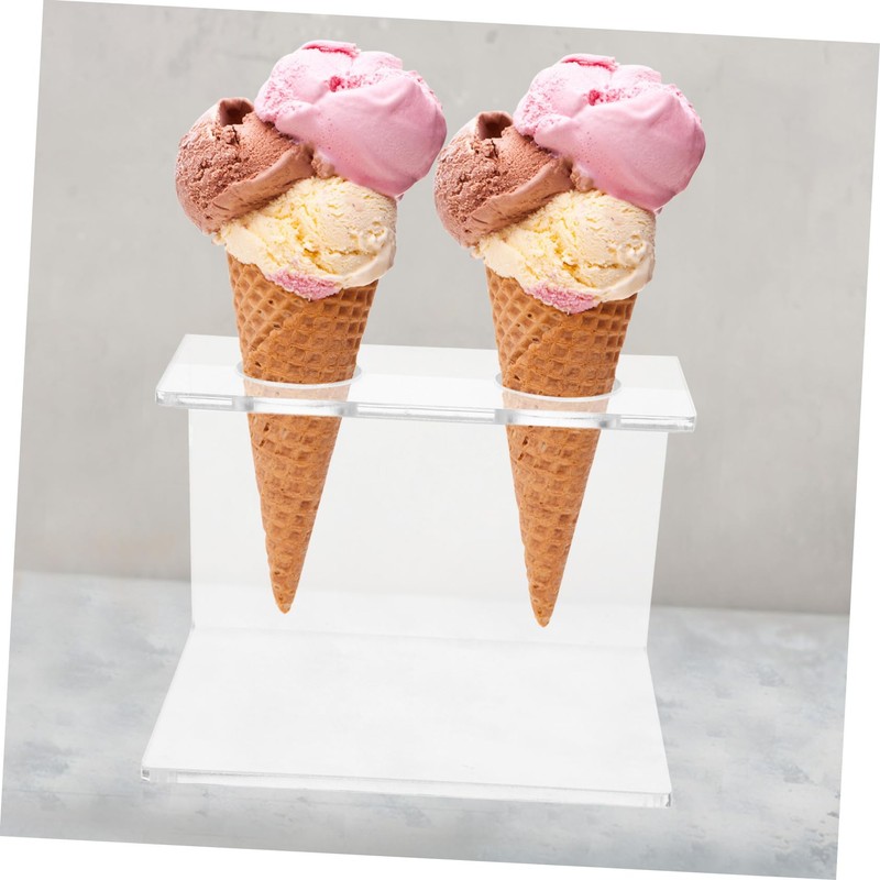 DOITOOL Ice Cream Stand Snack Stand Ice Cream Holder Cone