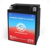 AJC Battery Compatible with Yuasa YB10L-A2 Powersports Battery