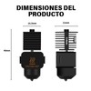 2 Piezas 0.4MM de Hotend de Impresora 3D para A1/A1