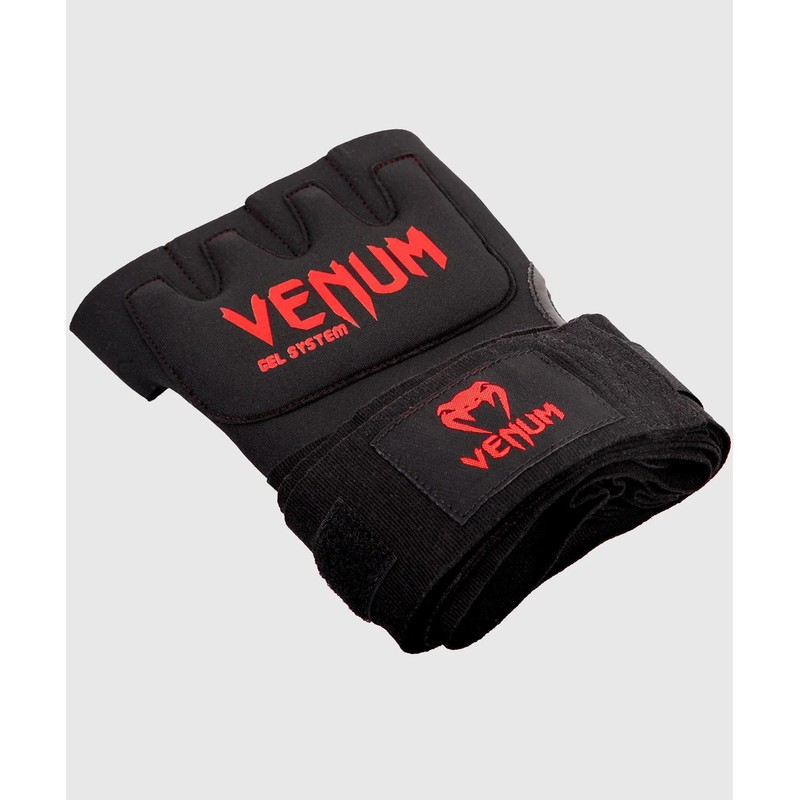 Venum, Kontact Gel Glove Wraps, Men, XL, Black/Red
