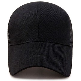 BUZZxSELECTION CAP156 Men's Mesh Cap, Hat, Solid, Sports, Running, Lightweight, Quick Drying