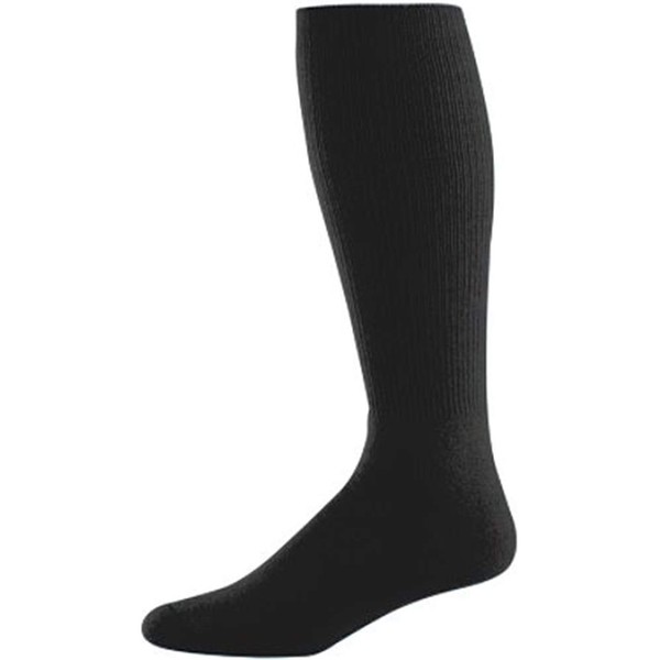 Joe's USA - Game Socks Black, Adult (10-13)
