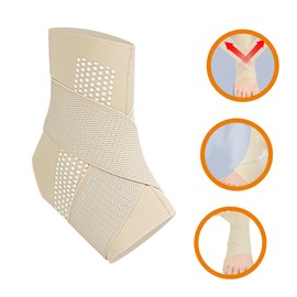 Healeved Sports Ankle Support Sleeve Built Cushions for Running and Football Breathable Ankle Protector for Men and Women Comfortable for Joint Stability and Injury Prevention