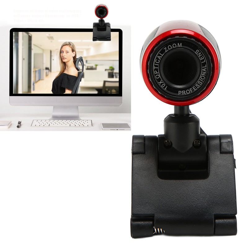 USB2.0 with MIC HD Webcam Web Camera Cam 360 Degree
