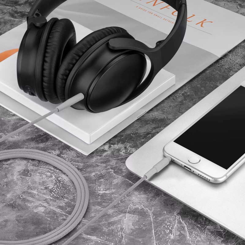 bose Geekria Audio Cable for Bose QC 45, QC 35