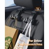 Xuenair Purse Hook for Car - Foldable Headrest Hooks, Soft