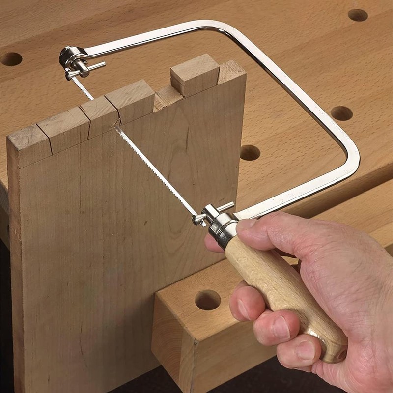 DEKTON DT45710 Coping Saw, Black/Red, 5 Blades, Heavy Duty