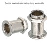 PATIKIL Pack of 30 2-in-1 round head hollow screws, through-through