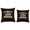 Crazy About Nature Zipline I'm Nuts Extreme Zipline Throw Pillow,