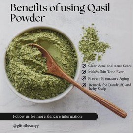 Qasil Powder Organic Qasil Powder for Glowing Skin Qasil Herbal Skin Care Pure Qasil Powder Somali Qasil Powder