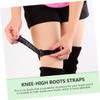 Healvian 2 Sets Knee High Boot Straps Slip Fixed Bands