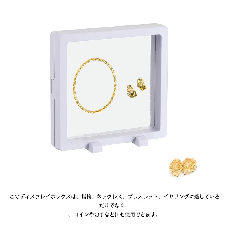 Pin Badge Case with Black Display Stand - Can Badge
