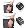 Tornito 4Pcs Spike Studded Rivet Skull Demon Black Punk Rock