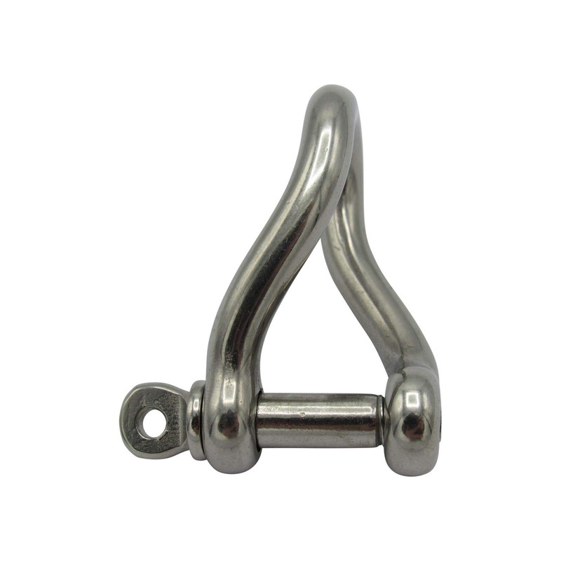 Stainless Steel Twisted D Shackle 12MM