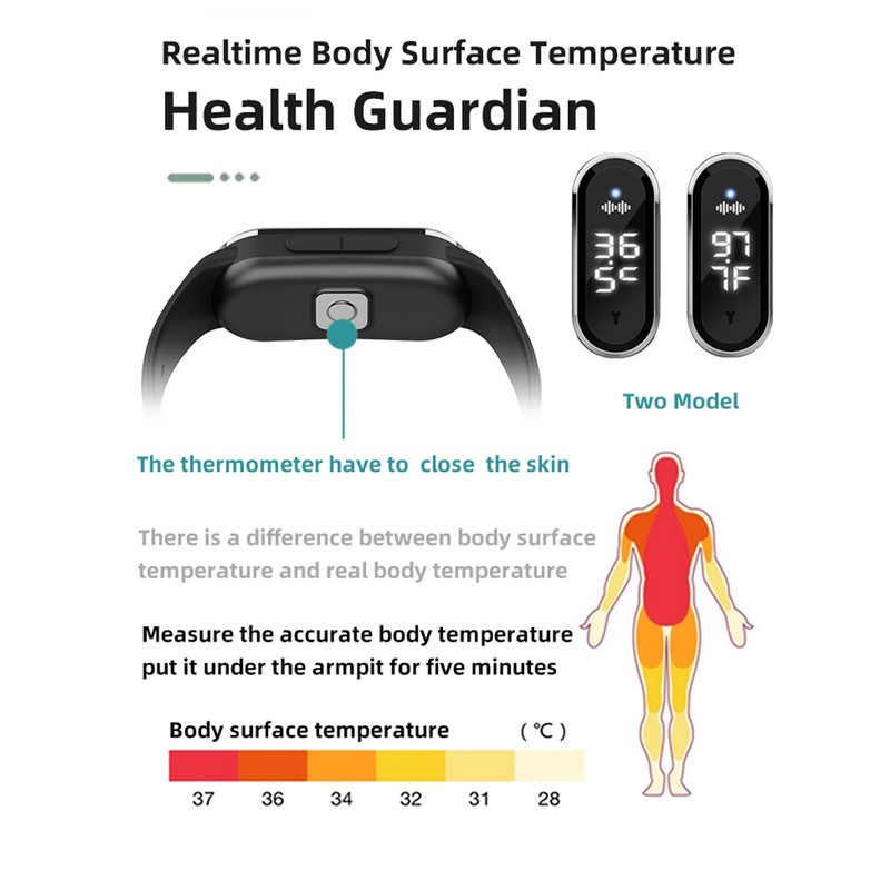 Ultrasonic Mosquito Repellent Watch Silica Gel Rechargeable LED Digital Step