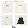 Royal Designs BSO-715-12EG Square Bell Basic Lamp Shade, 6" x