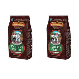 Pablo's Pride Guatemalan Whole Bean Coffee, Medium-Dark Roast, 32 Oz Pack of 2