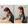 Children's Posture Correction Back Support with Massage Ball, Adjustable Straightener