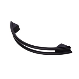 Gedotec Seko Designer Bow Handle Kitchen Cabinet Furniture Handle Black Matt – Drawer Handle BA 96 mm Bar Handle Matt Black 1 Piece Modern Cabinet Handle Vintage with Mounting Material