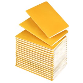 Lzerking Mini Notepads Notebooks Bulk 36 Pack Small Pocket Journal-Yellow Cover for Kids 3.5 x 5.5 Inches, 30 Sheets/60 Pages,It Will Be Great Christmas Presents