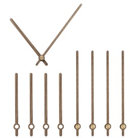 uxcell 5 Set Wooden Clock Hands Only,Walnut Wood Clock Hands Clock Kit for Clock DIY Repair Part Replacement Fit for 12 Inch Wall Clock, 4.88 Inches