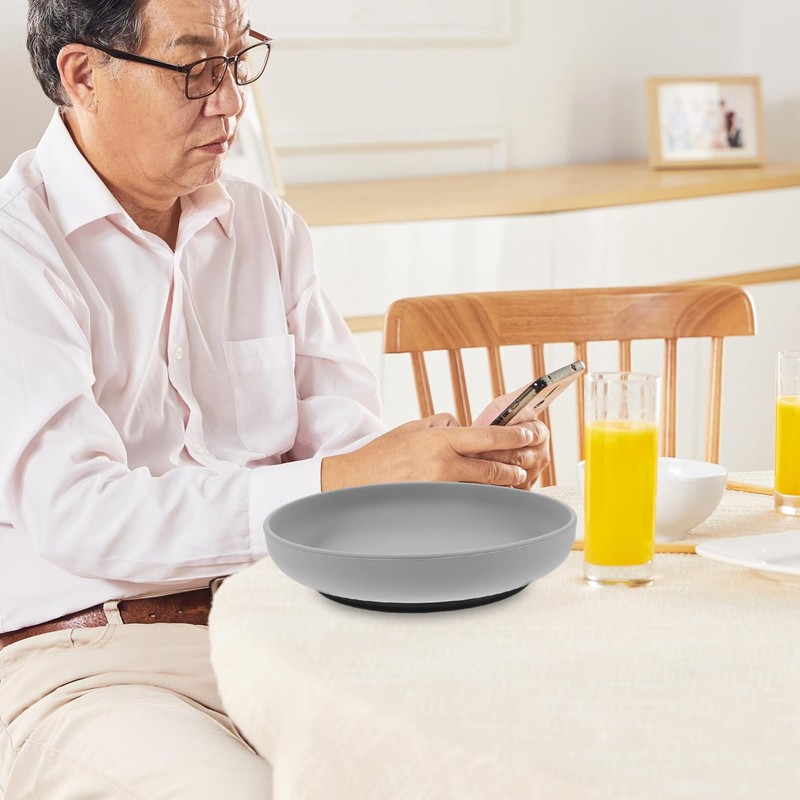 Zerodeko Spill Proof Scoop Plate with Suction Base Adaptive Self-Feeding