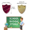 Prefect Shield School Badge - Enamel and Brass - Safety