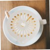 COLLBATH 3pcs Coffee Latte Art Stencils Reusable Molds for Decorating