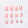 24 Pcs Square Shaped Press on Nails Extra Short Length