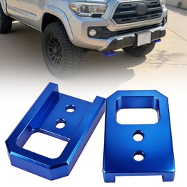 BGQG Front Tow Hooks Bracket Compatible with Toyota Tacoma 2024-2026 for 4Runner 2025-2026 for Land Cruiser 250 2024-2025 Bolt-On Aluminum Blue