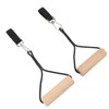 Wooden Gymnastic Rings Portable Pull Up Handles Arm Strength Trainer