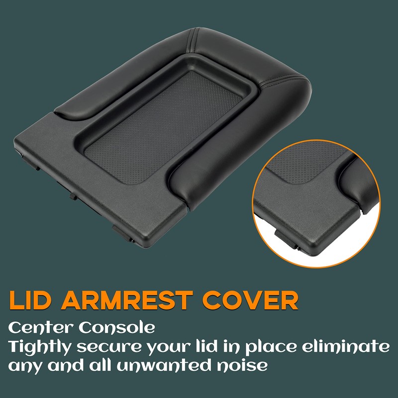 7BLACKSMITHS Center Console Lid Replacement Kit Compatible with Chevy Silverado