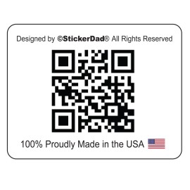 Sticker Dad Alien Peace Sign (2-Pack, 4" Hot Pink) Space Friends UFO Vinyl Decal Sticker