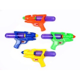 Toshinari Water Gun Aquaraser, 4 Types of Colors, 1 Set, Water Gun, Shooting Range: Approx. 14.8 ft (4 m)
