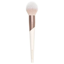 EcoTools Luxe Plush Powder - Brocha de maquillaje en polvo para rubor y bronceador, brocha de maquillaje premium respetuosa con el medio ambiente, rosa, lujosa y glamurosa, 1 unidad
