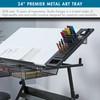 SD STUDIO DESIGNS Modern Premier Metal Tray for Art/Craft Table,