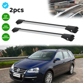 Volkswagen For Volkswagen Jetta Variant 1996-2006 Roof Rack Cross Bars Silver Roof  Bars 2x
