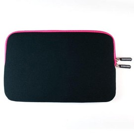 Gizmo Dorks Neoprene Zipper Sleeve for The Chromo Inc 4gb 7" Android Tablet - Black Pink Trim