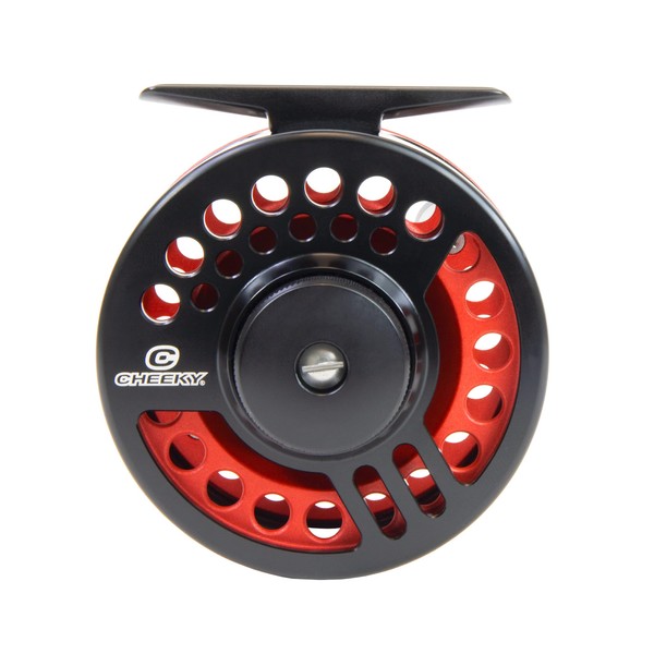 Cheeky Fishing Sighter 300 Fly Reel, Black/Ruby