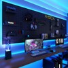 Peg Board with RGB+IC LED Strip Lights,2PCS Metal Pegboard Panels,Heavy