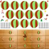 12 Pcs Christmas Knobs Covers for Cabinet Red and Green