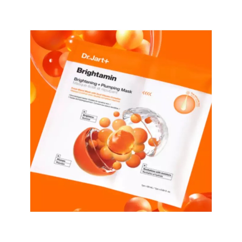 Dr. Jart+ 닥터자르트 마스크팩 브라이트닝 플럼핑 비타민 5매 BNA Dr.