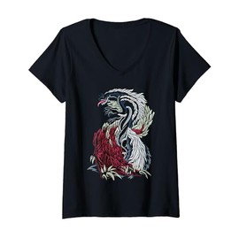 Womens Monster Hunter - Tobi-Kadachi and Odogaron V-Neck T-Shirt