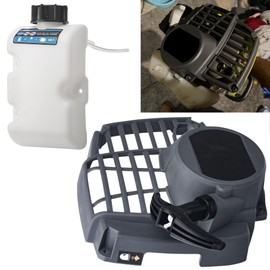 307157002 Pull Starter & 308682055 Fuel Tank Compatible with Ryobi RY251PH, RY252CS, RY253SS, RY254BC, RY252C String Trimmer