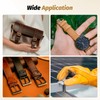 3 Pack 26mm 60mm 100mm Wooden Handle Leather Press Edge