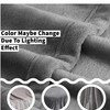 funky gadgets Flannel Fleece Blanket Throw - Grey Soft Warm