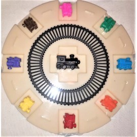 Unbranded Mexican Domino Train FREE 8 Inch Starter Hub Center 8 Train Markers Large Train