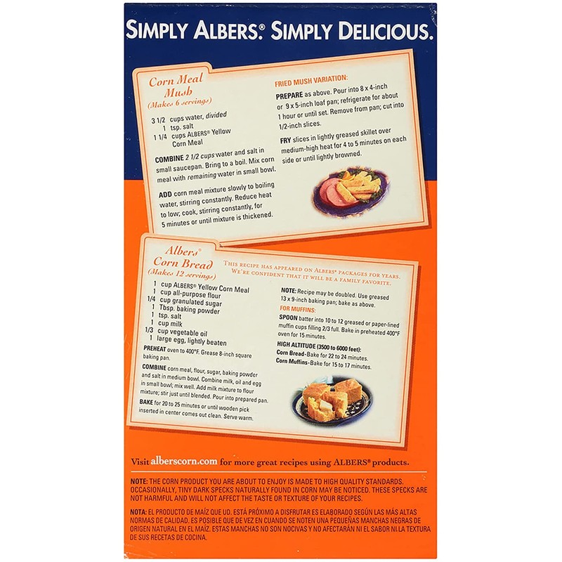 Albers Yellow Corn Meal, 20 oz (Pack of 2)