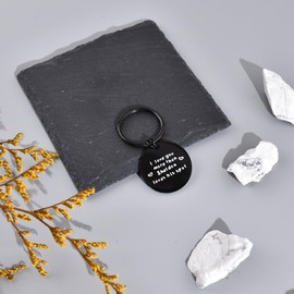 SUNSH Funny Big Bang Theory Gift Boyfriend Couple Gift I Love You More Than Sheldon Loves His Spot Husband Keychain Black