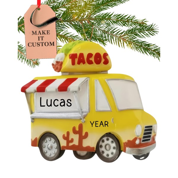 Personalized Taco Ornament 2024 – Fast & Free 24h Customization